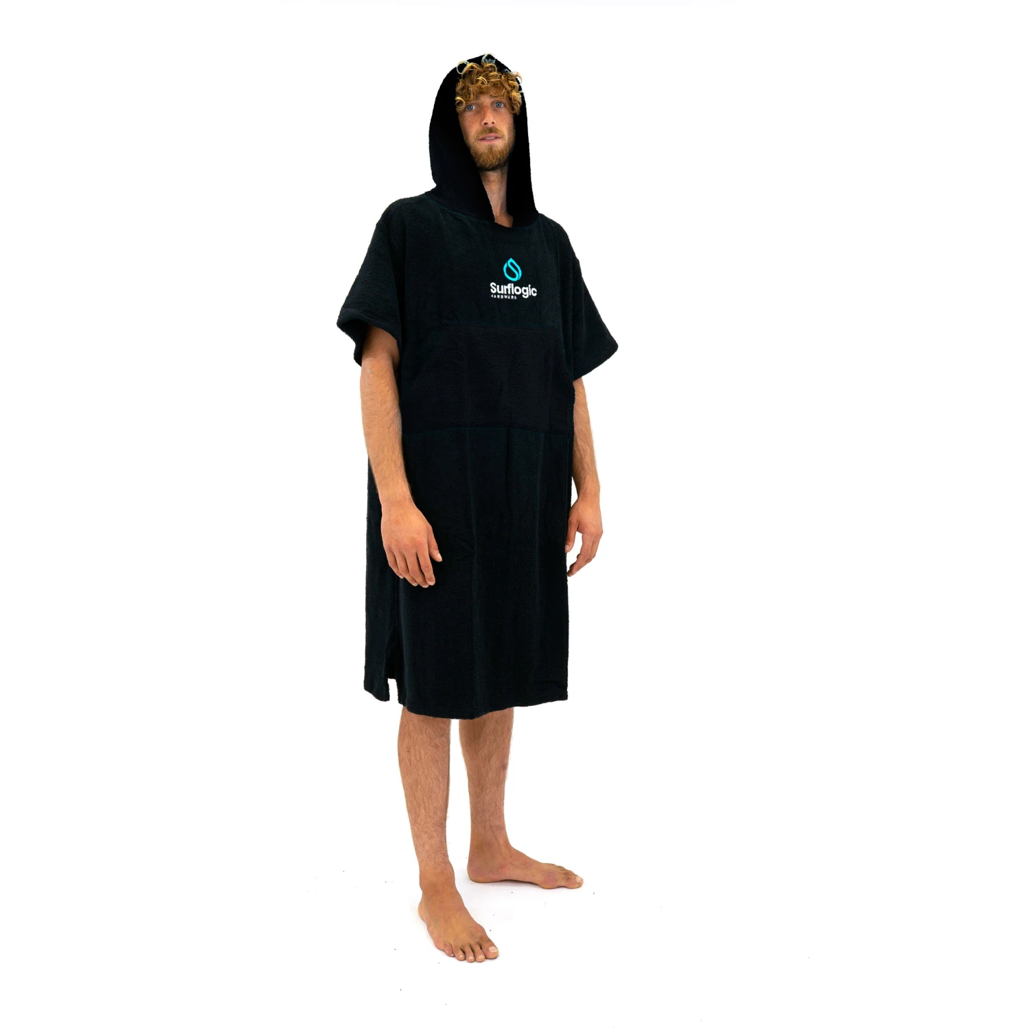 Surflogic Poncho / Changing Robe - Black 4 Surflogic Poncho / Changing Robe - Black - Image 2