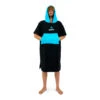 Surflogic Poncho / Changing Robe - Black/Cyan 1 Surflogic Poncho / Changing Robe - Black/Cyan -AquaFit Shop Surflogic Poncho Changing Robe Black Cyan 59802 1 1