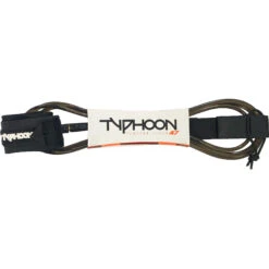 Typhoon 7mm Surfboard Leash - Black