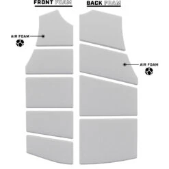 Ronix Volcom Impact Wakeboard Vest - Black / Death Stones -AquaFit Shop VOLCOM IMPACT FOAM