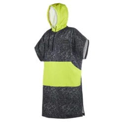 Mystic Poncho / Fleece / Changing Robe - Black/Lime