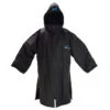 Sola Waterproof Poncho / Changing Robe - Black -AquaFit Shop sola waterproof poncho changing coat robe