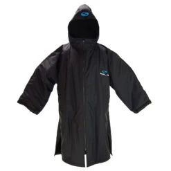 Sola Waterproof Poncho / Changing Robe - Black