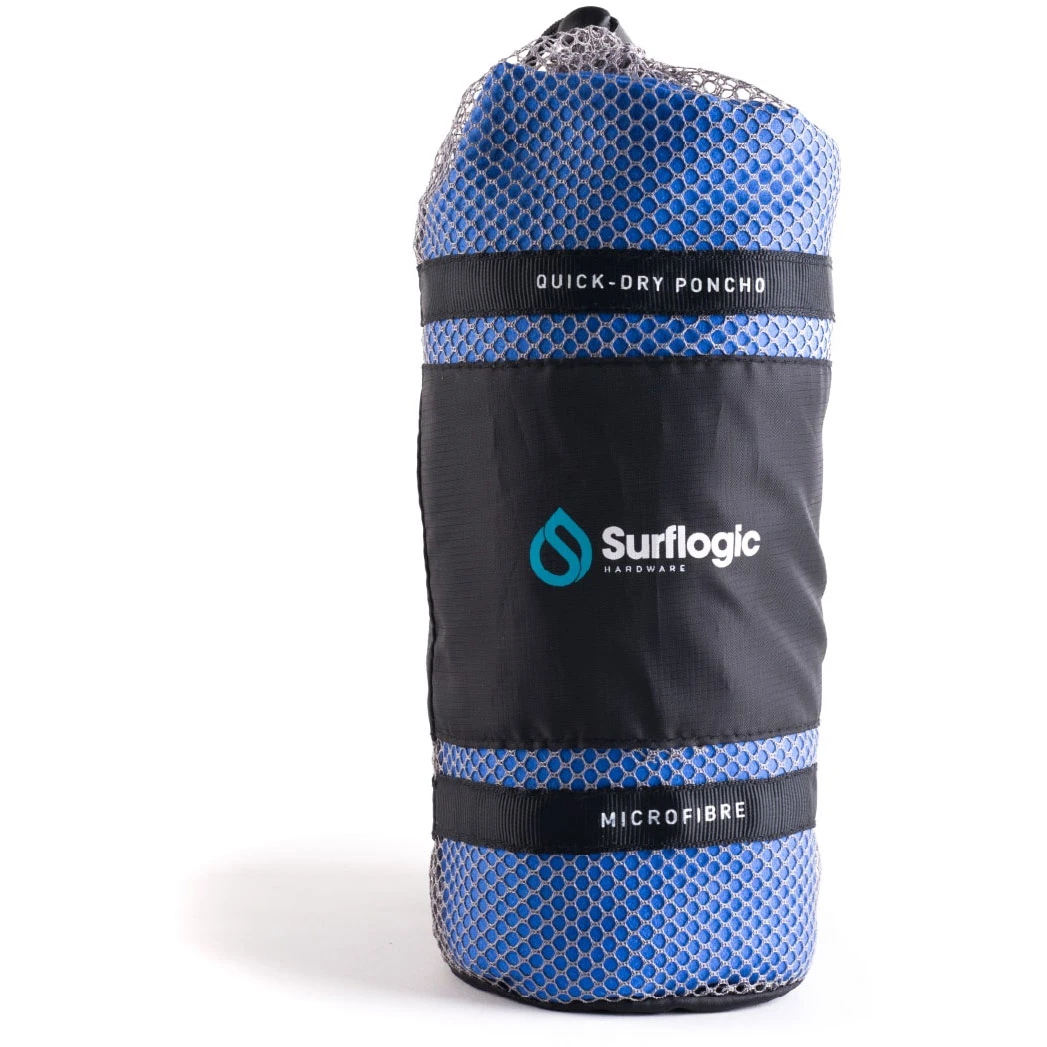 Surflogic Quickdry Microfibre Poncho / Changing Robe - Blue 4 Surflogic Quickdry Microfibre Poncho / Changing Robe - Blue - Image 2